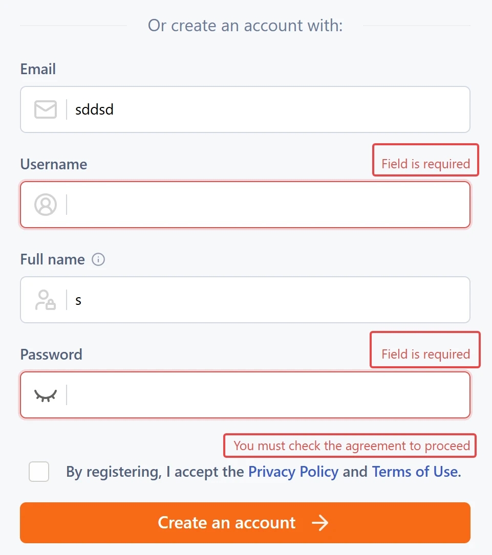 42.22 Form errors tracking