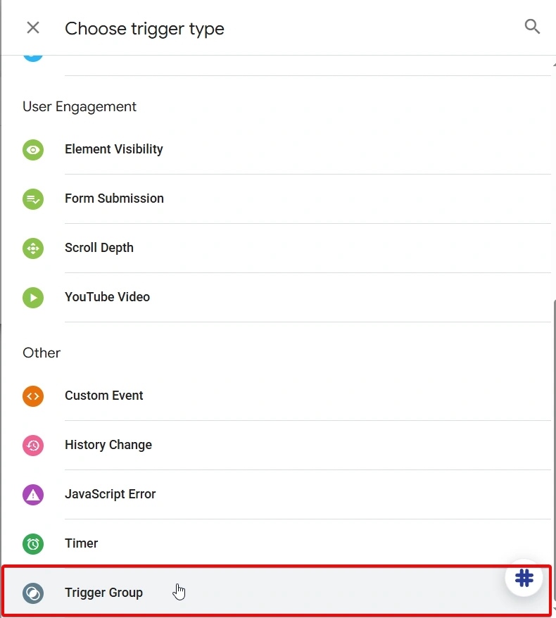 44.14 Create trigger group