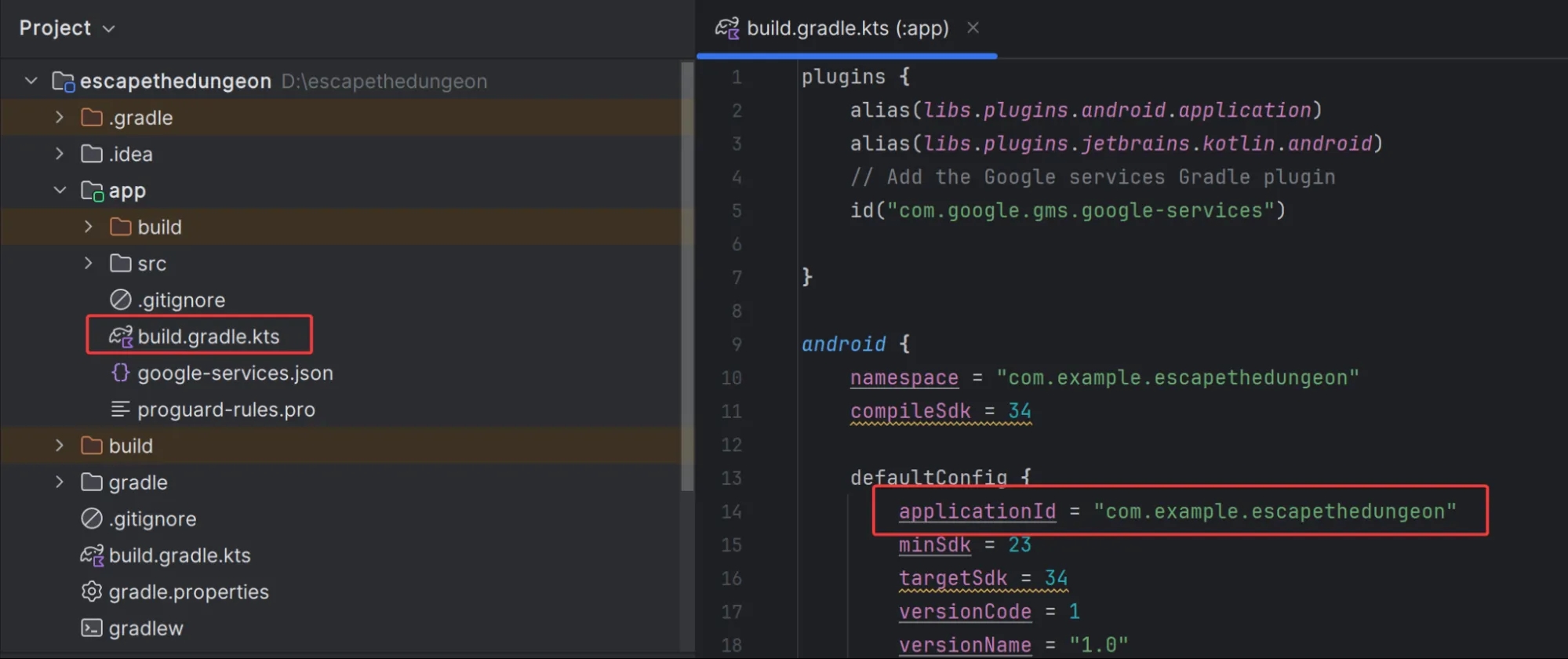 19.12 applicationId