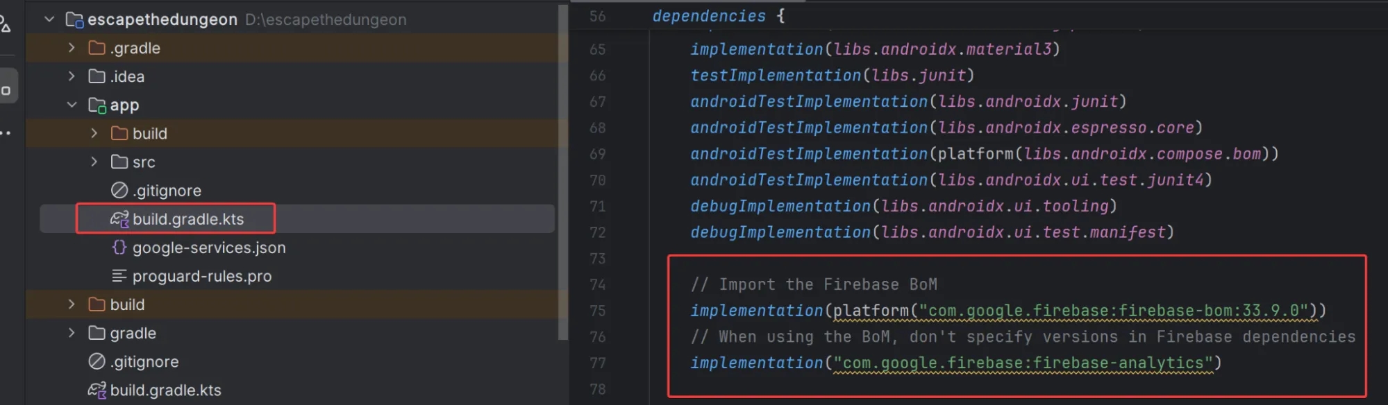 19.20 connect firebase sdk