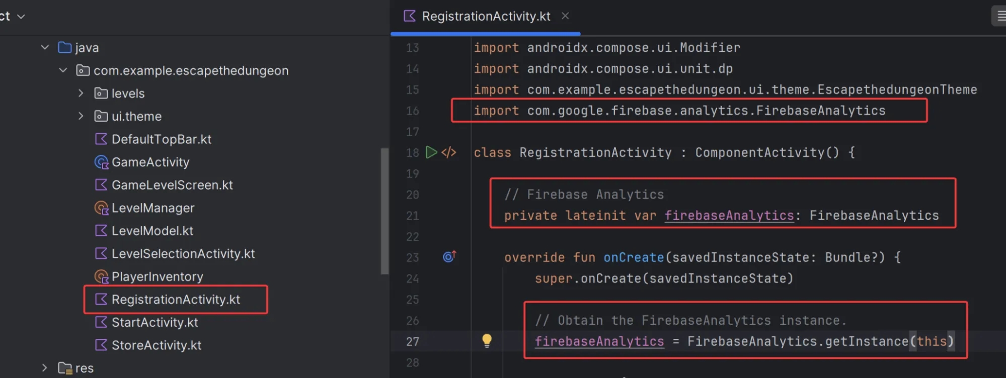 19.23 firebase analytics initialization