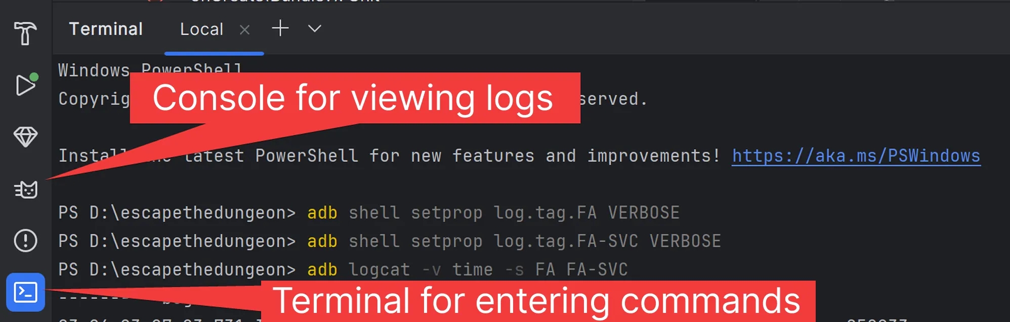19.34 events in logcat ENG