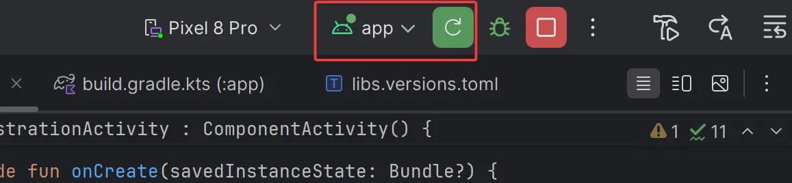 19.35 restart app