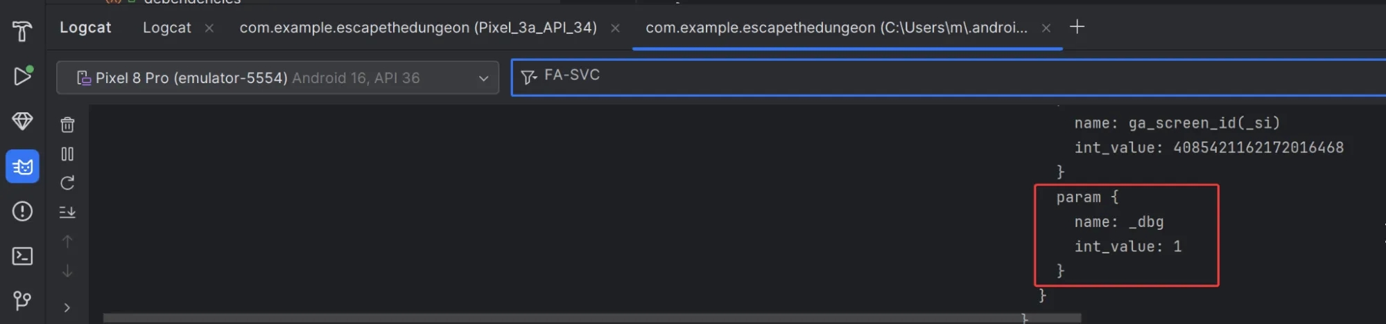 19.37 activate debug