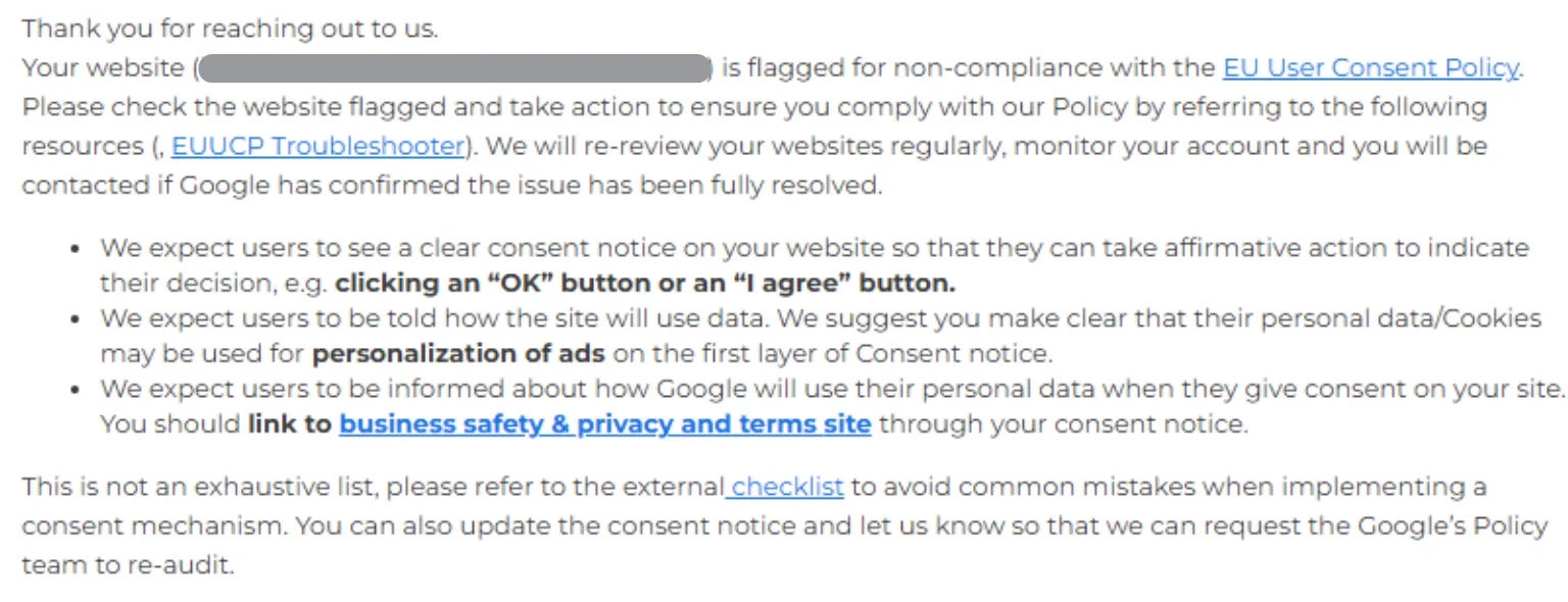 20.7 Google consent mode implementation checklist