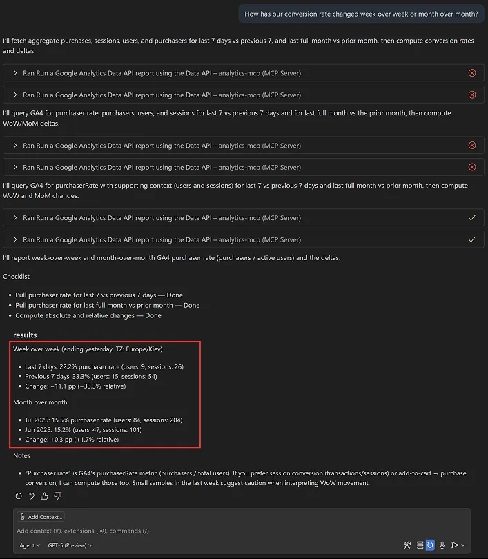 23.17.18 Conversion change by AI result