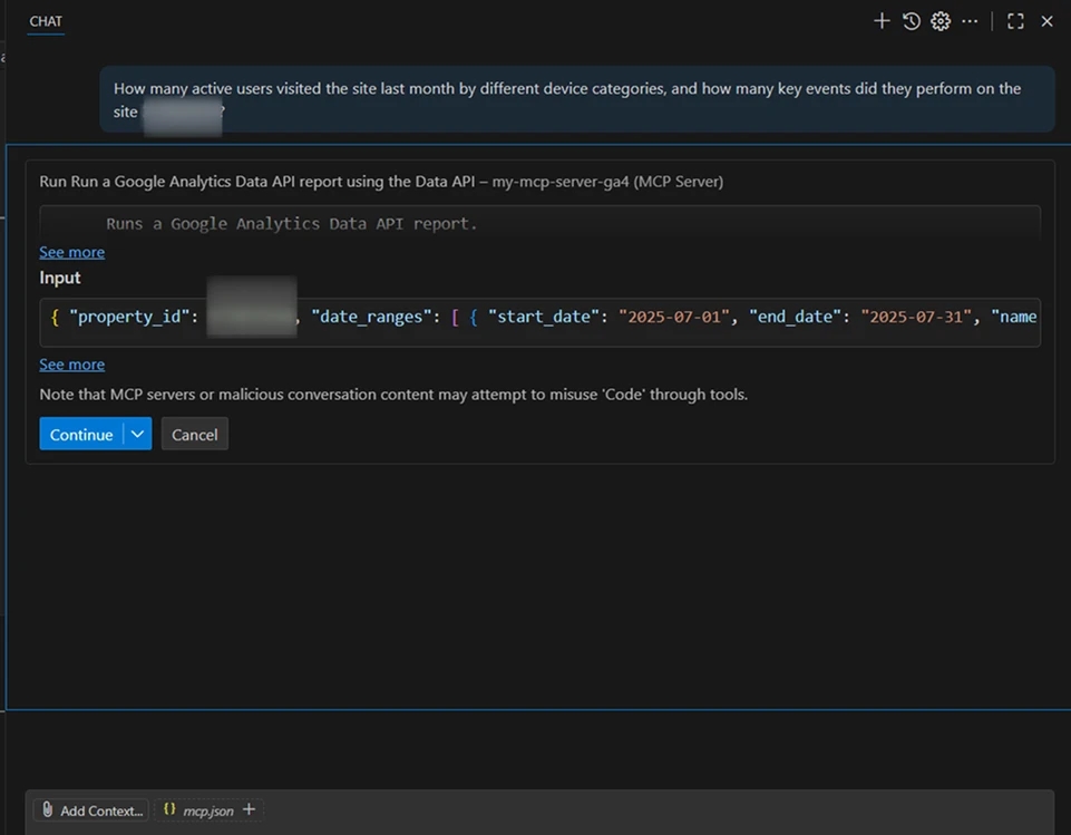 24.40 - VS Code MCP server answer ENG