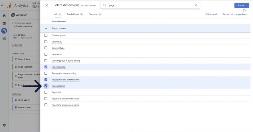 3.20 додаємо page referrer w