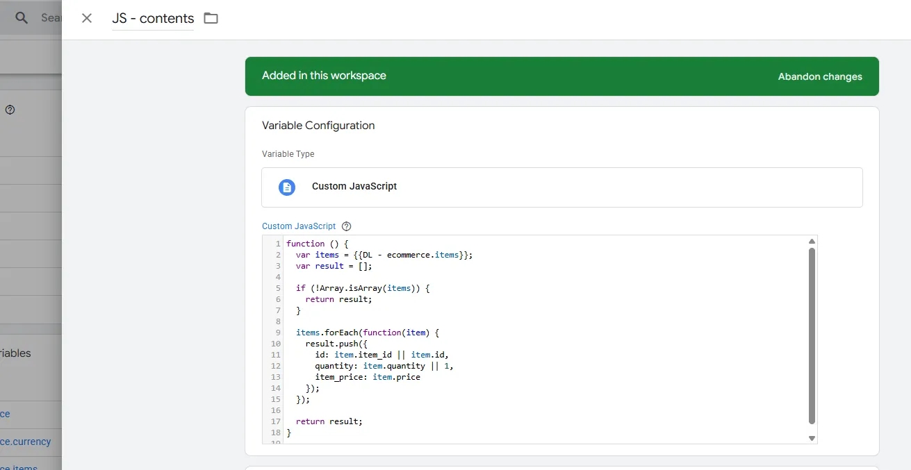 35.23 Custom JavaScript format product items