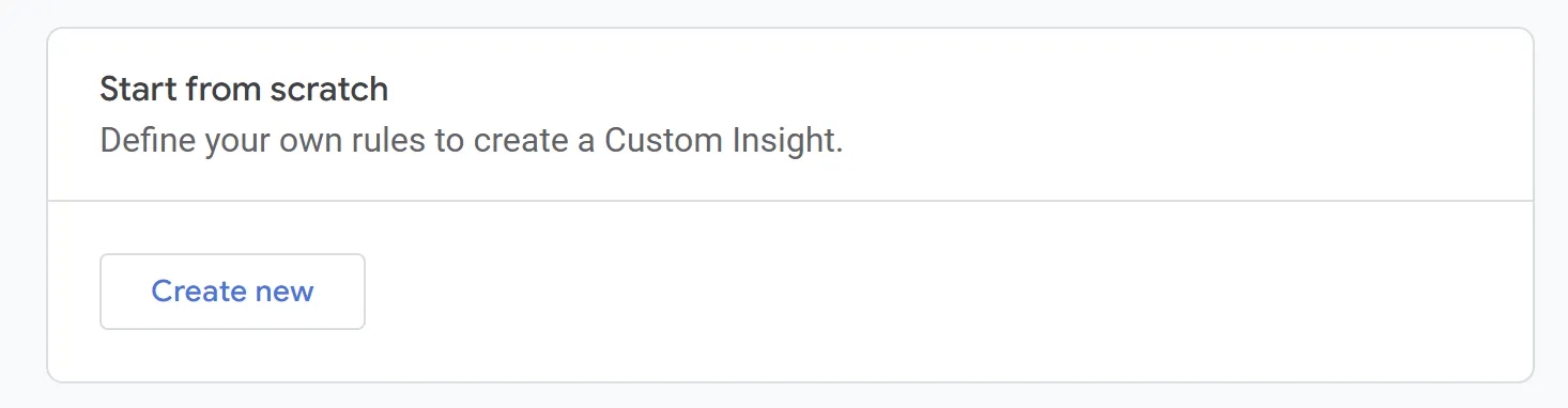 37.10 Create insight from scratch