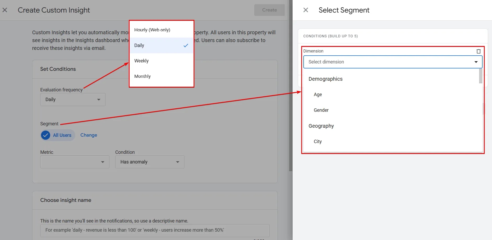37.11 Set up Evaluation frequency and Segment