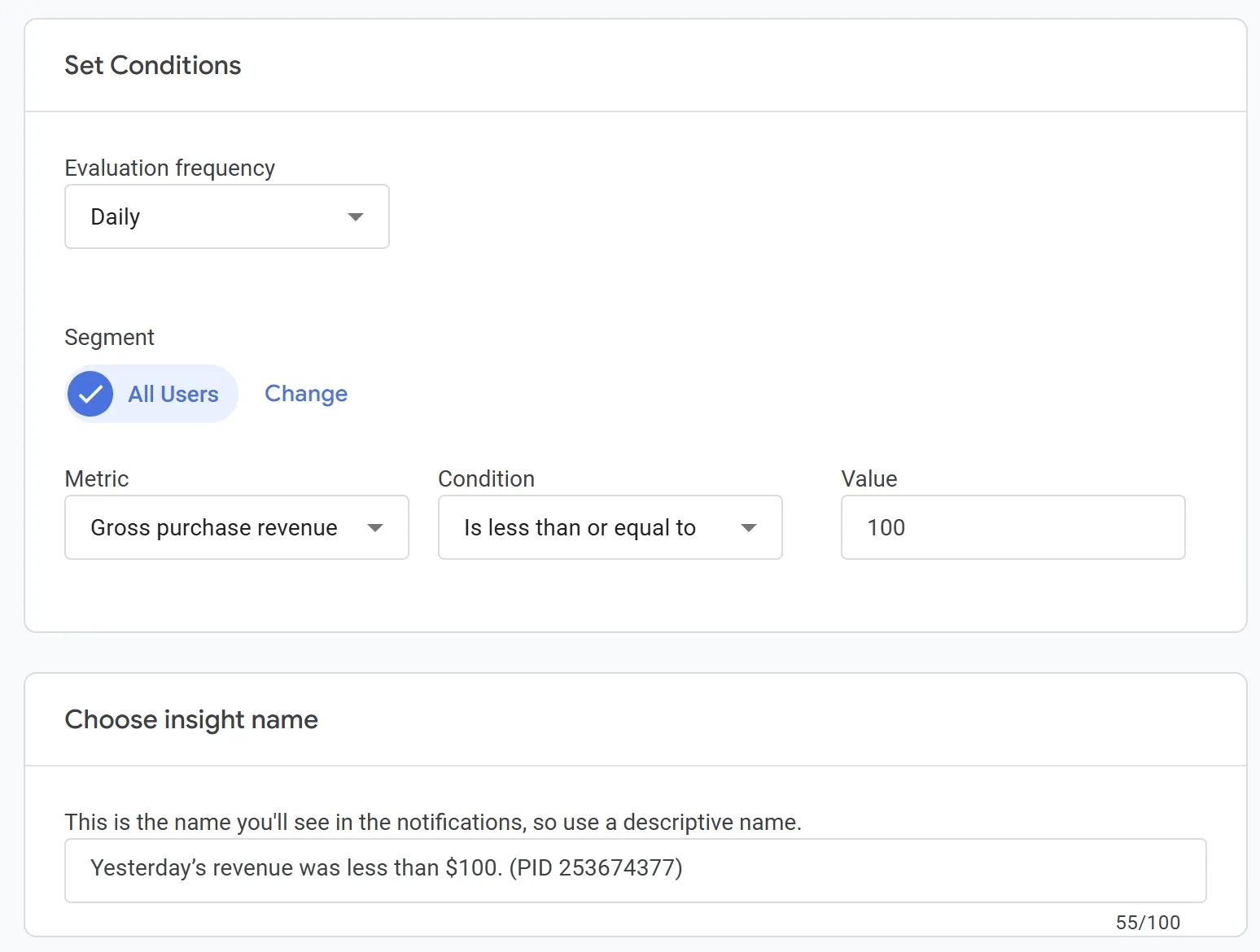 37.18 Notification when no revenue for yesterday