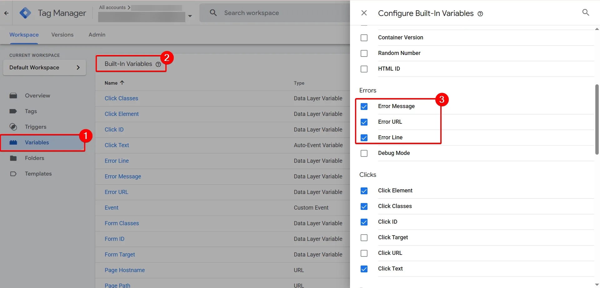 41.8 Configure built-in variables