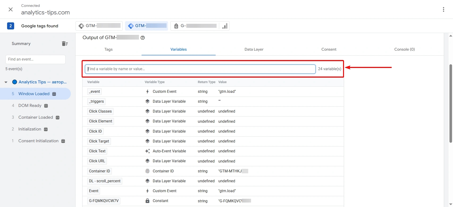 44.31 Search panel variables Preview