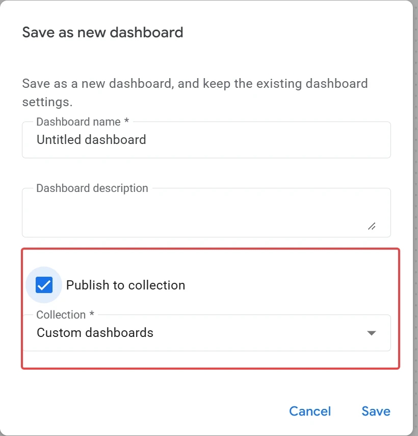 49.33 Publish to collection