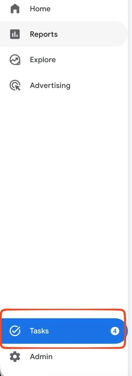 56.5 Tasks in GA4